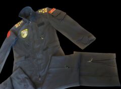 Siyah Renk Solo Türk Subay Tulum (M-L Beden)