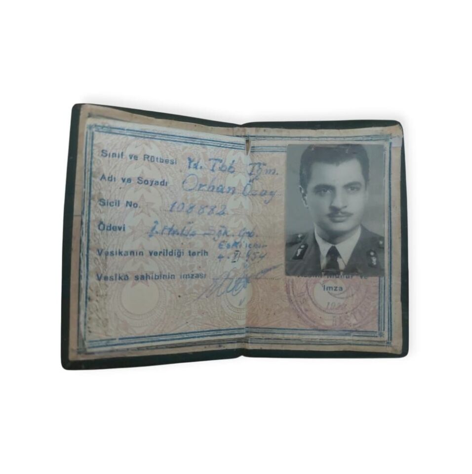 1954 Subay Kimliği (Kolleksiyon Ürünü)