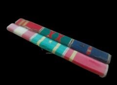 Eski Dönem Kara Kuvvetleri 6'lı Subay Şerit Rozet Barı