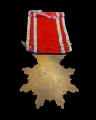 5x4 cm. Suriye Bronz Askeri Liyakat Madalyası