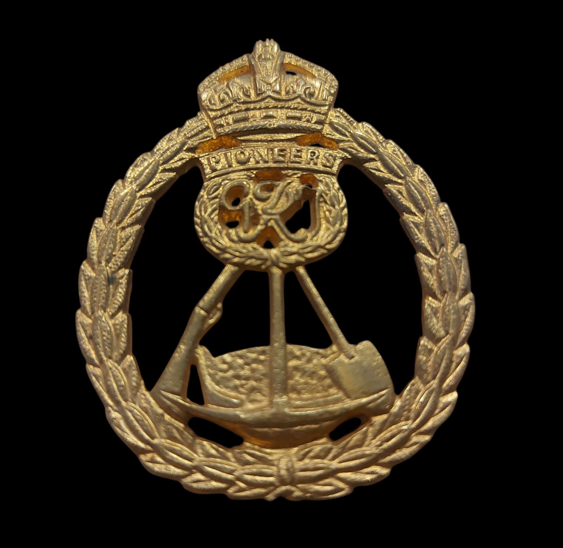 5x4 cm. Hint Ordusu Öncüleri Metal Askeri Şapka Kokartı