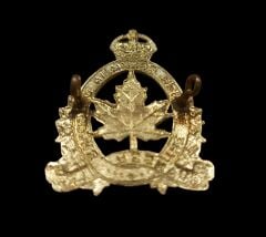 4.5x3.5 cm. Ww2 İngiltere Kraliyet Britanya Kolumbiyası Ejderleri Alayı Metal Askeri Şapka Kokartı