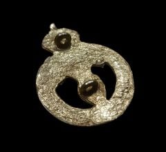 5x3.5 cm.Sınır Tüfek Gönüllüleri İskoç Glengarry Metal Rozet