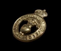 5x3.5 cm.Sınır Tüfek Gönüllüleri İskoç Glengarry Metal Rozet