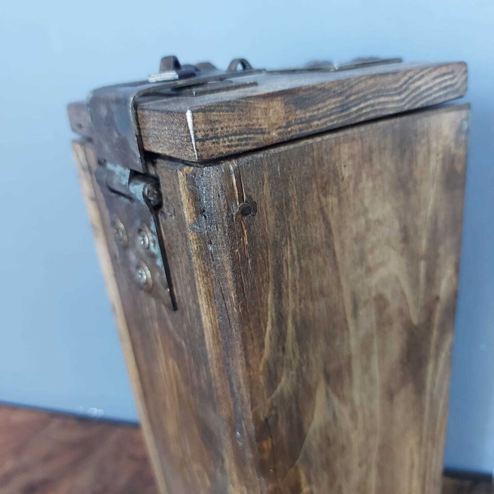 11.5x12x32 cm Vintage Ahşap Kutu