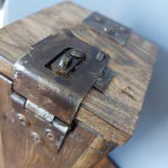 11.5x12x32 cm Vintage Ahşap Kutu
