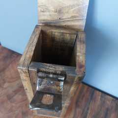 11.5x12x32 cm Vintage Ahşap Kutu