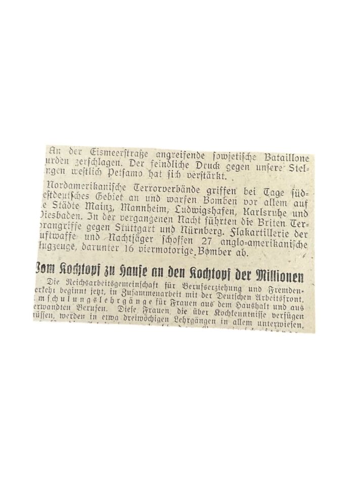 Ww2 Alman Ölüm Bildirisi Kartı-4