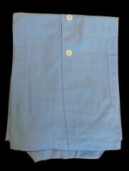 Mavi Renk Nostaljik Askeri Öğrenci Pijama Takımı Paketinde (4 Numara/XXL Beden)