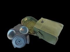Ww2 İngiliz MK 2 Gaz Maskesi Seti (Gaz Maskesi-60mm. Filtre-Çanta)