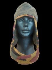 US Vtg 80'ler Soğuk Hava Miğfer İçlik (Camo Cap)(Sıfır Ürün)