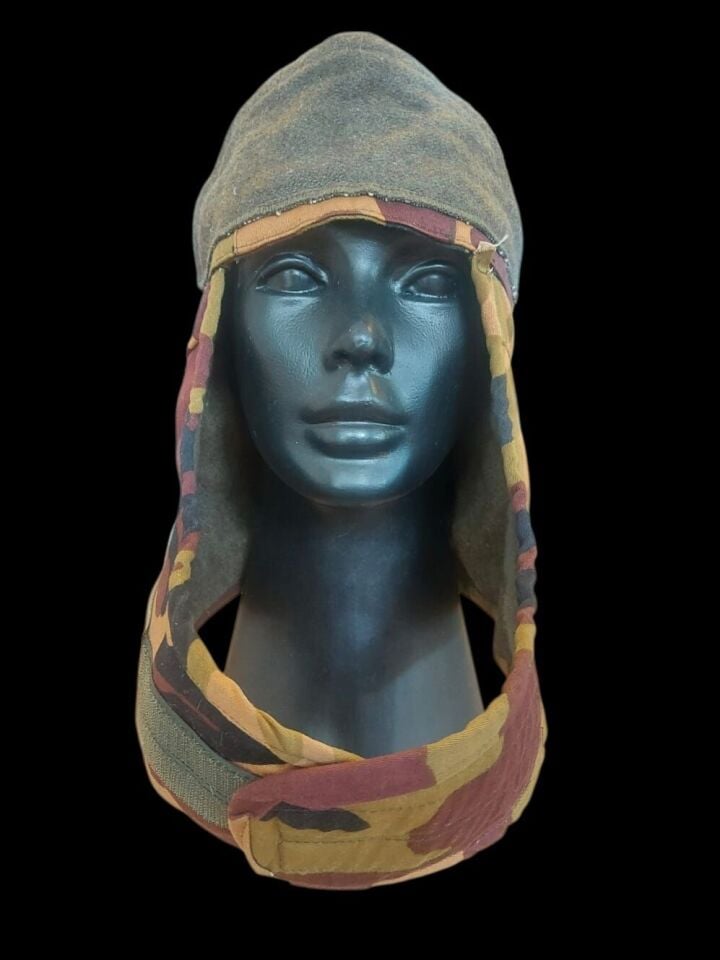 US Vtg 80'ler Soğuk Hava Miğfer İçlik (Camo Cap)(Sıfır Ürün)