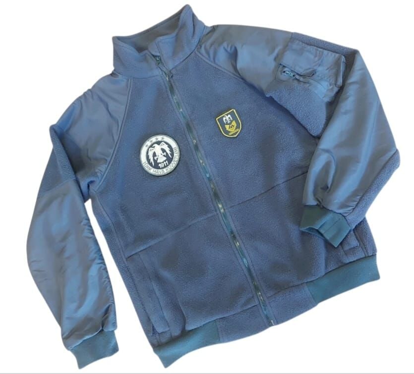 Türk Hava Kuvvetleri Miflonlu Polar Mont Unisex (M Beden)