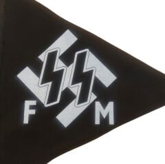 29x29x29 cm. SS Destek Unsurları Araç Flaması (Replika Ürün)