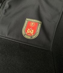 Kara Harp Okulu Siyah Polar Mont Unisex (XL Beden)