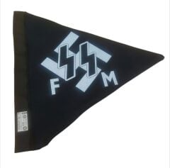 29x29x29 cm. SS Destek Unsurları Araç Flaması (Replika Ürün)