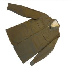 1980'ler  Haki Renk Tektif  Gömlek Unisex (45-C/S Beden) Sıfır Ürün