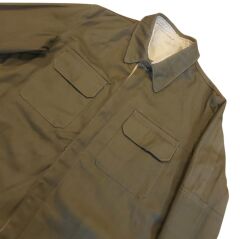 1980'ler  Haki Renk Tektif  Gömlek Unisex (45-C/S Beden) Sıfır Ürün