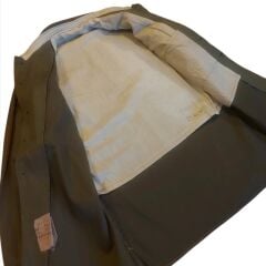 1980'ler  Haki Renk Tektif  Gömlek Unisex (45-C/S Beden) Sıfır Ürün