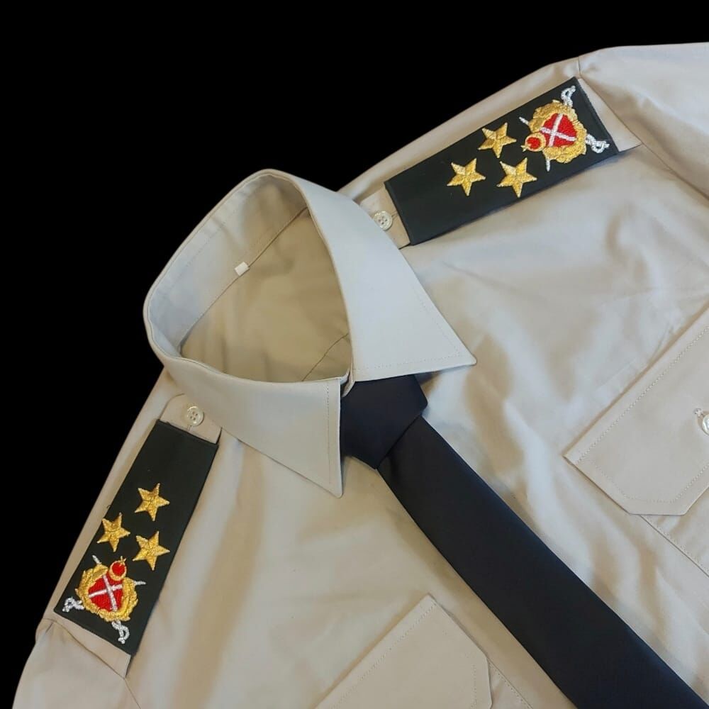 KKK Korgeneral Karargah (Harici) Gömlek+Kravat+Rütbeler (M Beden) Sıfır Ürün