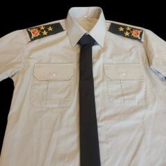 KKK Korgeneral Karargah (Harici) Gömlek+Kravat+Rütbeler (M Beden) Sıfır Ürün