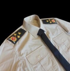 KKK Korgeneral Karargah (Harici) Gömlek+Kravat+Rütbeler (M Beden) Sıfır Ürün