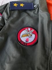 Türk Hava Kuvvetleri Pilot Mont Unisex (L-XL Beden) (Peçleri İle Birlikte)
