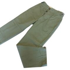 1980'ler Haki Renk Tektif Pantalon Unısex (S Beden) Sıfır Ürün