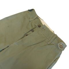 1980'ler Haki Renk Tektif Pantalon Unısex (S Beden) Sıfır Ürün