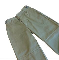 1980'ler Haki Renk Tektif Pantalon Unısex (S Beden) Sıfır Ürün