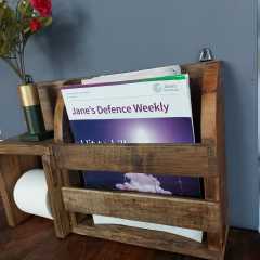 Dergilik -Tekli wc Kağıtlık Modeli